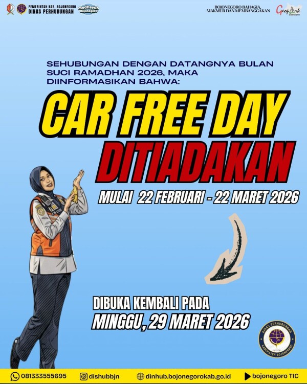 CFD Seputar Alun-Alun Bojonegoro Ditiadakan