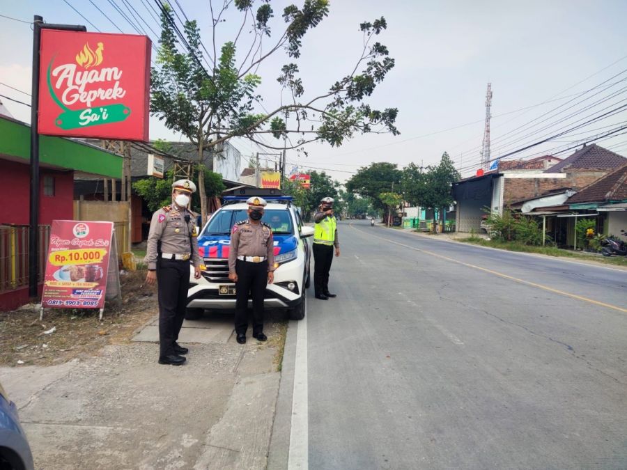 Ciptakan Kamseltibcarlantas, Satlantas Polres Bojonegoro Gencarkan Patroli Mobil INCAR