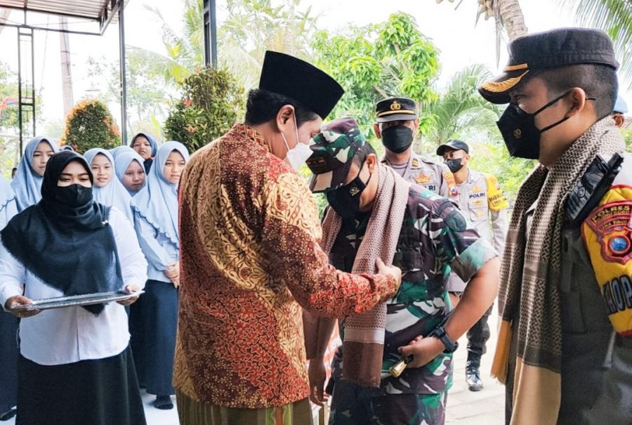 Ciptakan Situasi Kambtibmas Dandim 0813 dan Kapolres Bojonegoro kunjungi Ponpes Sabilunnajah