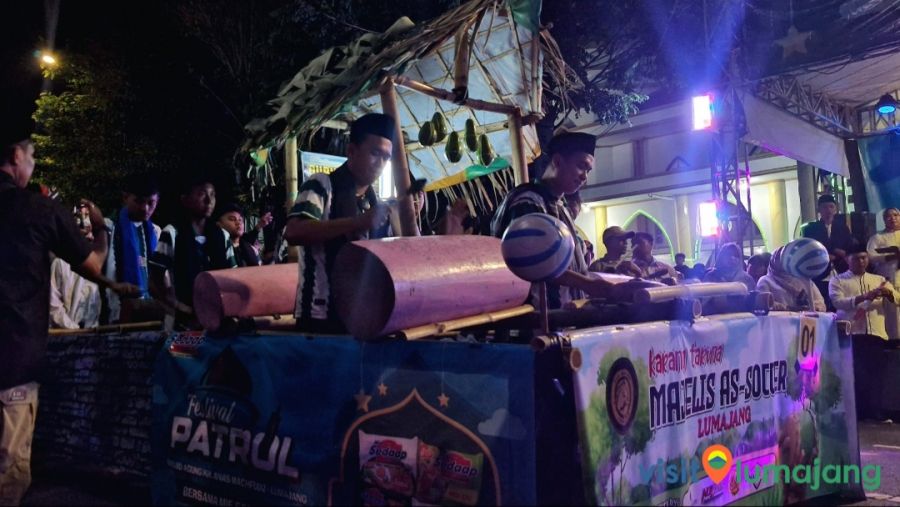 Dalam bulan suci Rohmadhon digelar lomba musik patrol dikabupaten lumajang