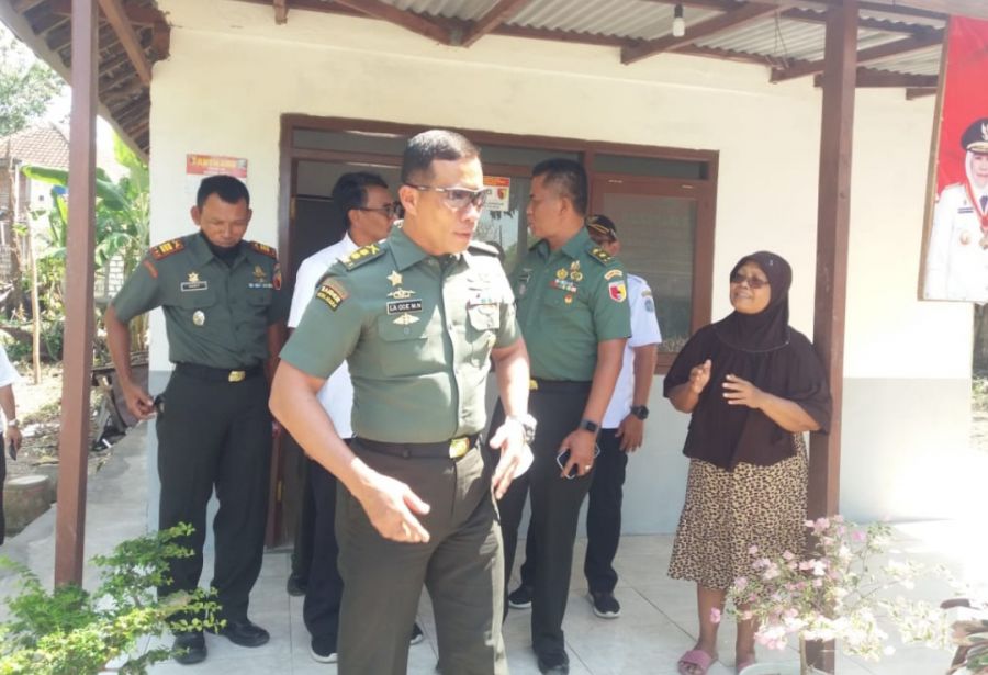 Dandim 0812 Lamongan Dampingi Wakil Asisten Teritorial (Waaster) Kasdam V/Brawijaya Dalam Peninjauan