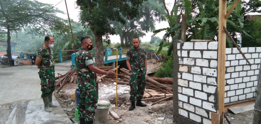 Dandim 0812 Lamongan Tinjau Program Rutilahu di 4 kecamatan Kabupaten Lamongan