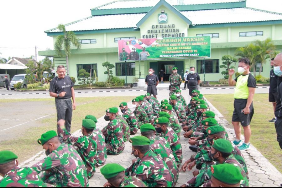 Dandim 0812 Lamongan Sambut 41 Bintara Otsus Papua, Ini Pesanya