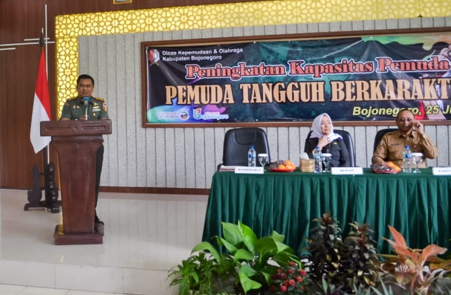Dandim 0813 Bojonegoro Hadiri Kegiatan Peningkatan Kapasitas Kepemudaan
