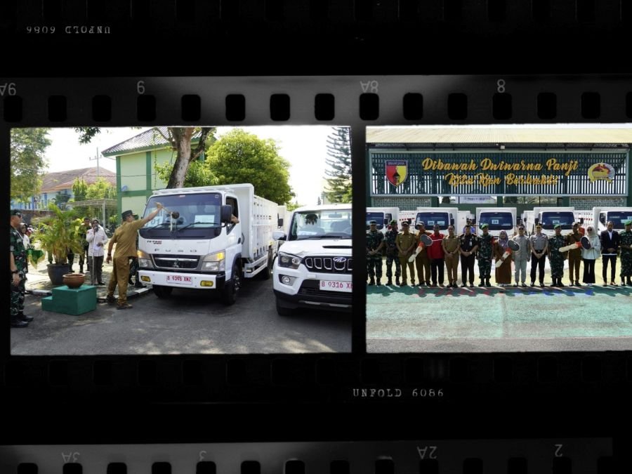 Dandim Bojonegoro Hadiri Penyerahan Ratusan Kendaraan Untuk 57 Desa