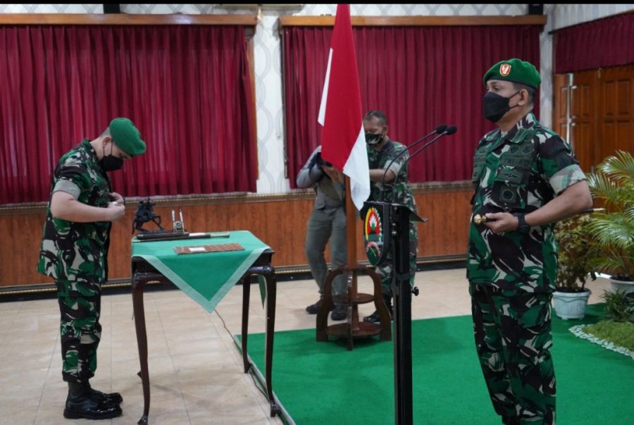 Danrem 071 Pimpin Sertijab Dandim 0702/Purbalingga dan Penyerahan Jabatan Kasiterrem 071/Wijayakusum