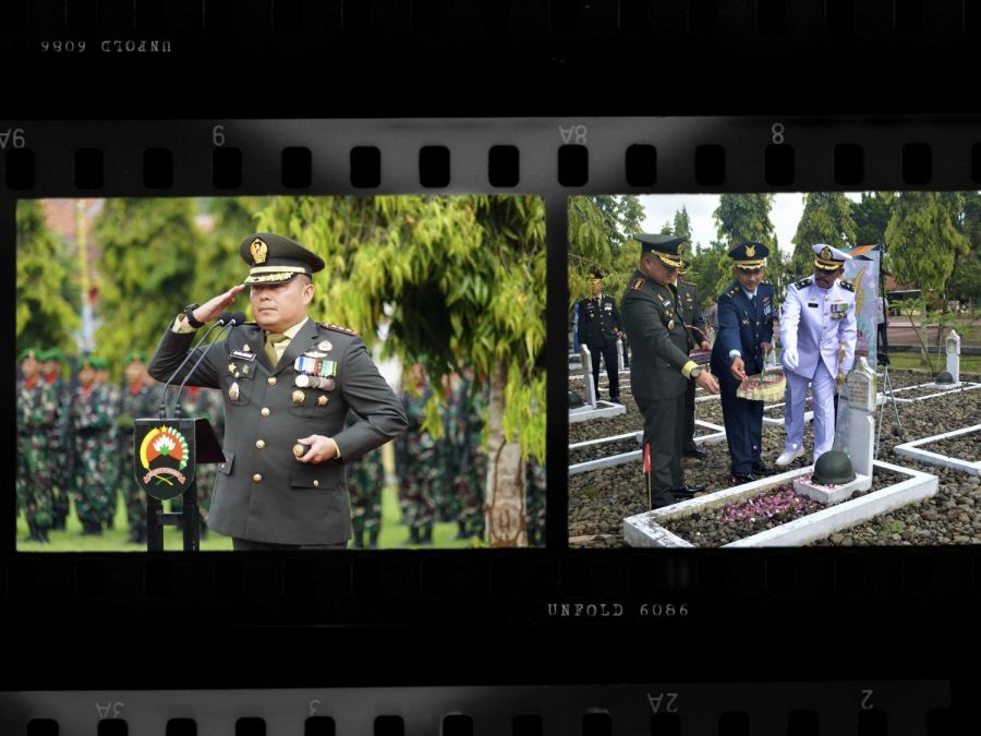 Danrem 071/Wijayakusuma Pimpin Ziarah HUT Ke-79 TNI 
