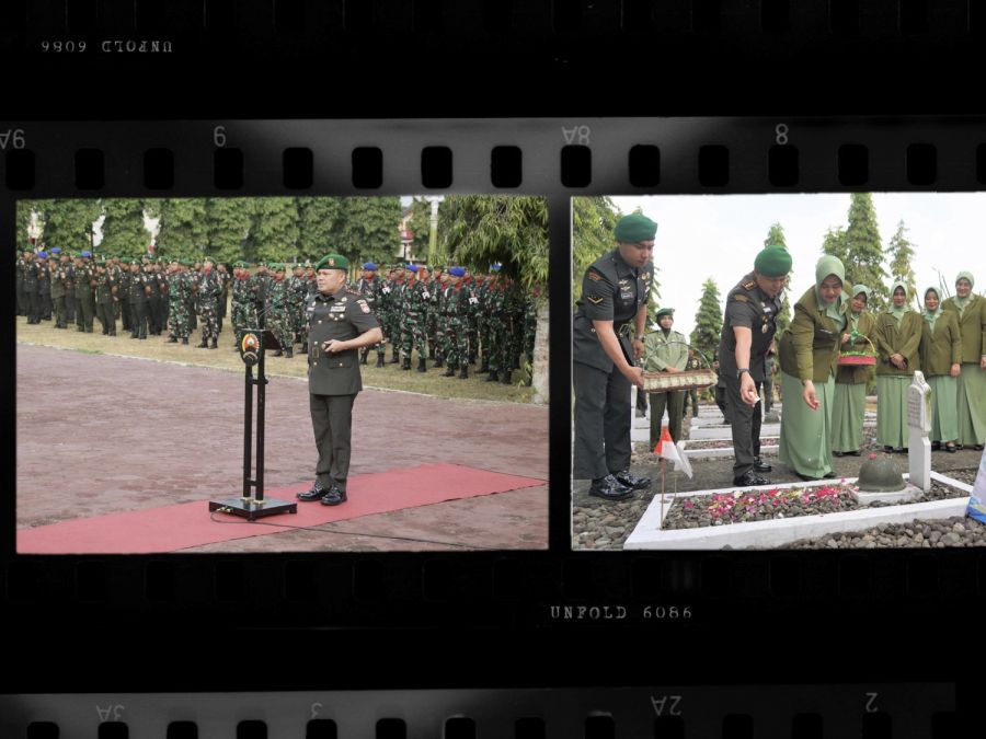 Danrem Pimpin Ziarah Rombongan di TMP Tanjungnirwana