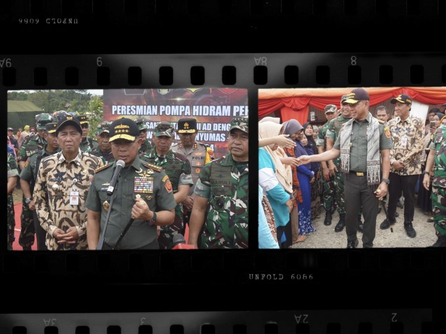 Danrem Wijayakusuma Dampingi Panglima TNI Resmikan Pembangunan Pompa Hidram di Banyumas 