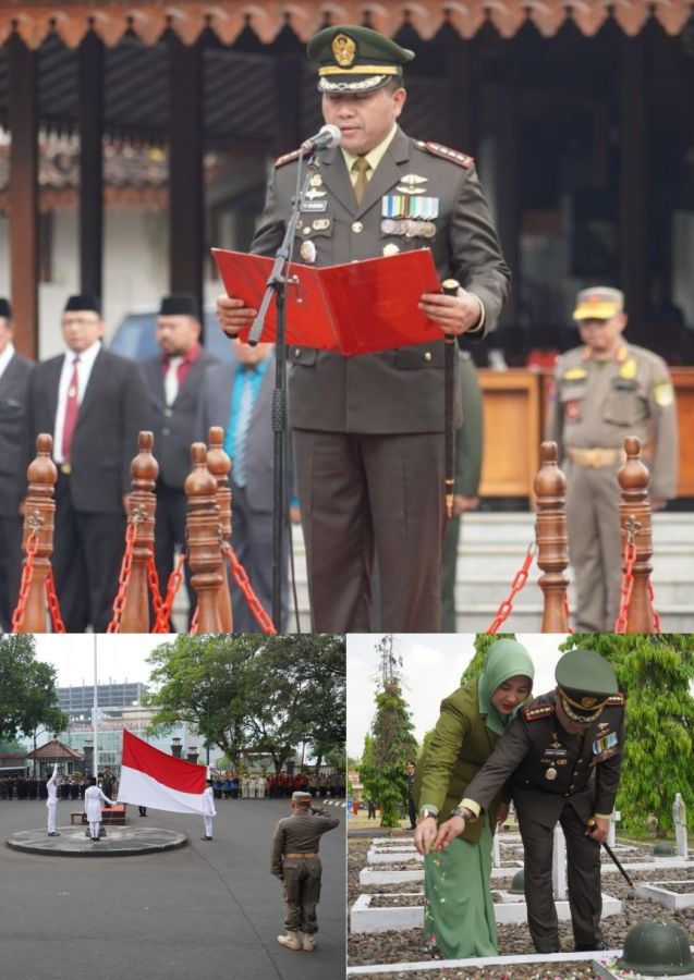 Danrem Wijayakusuma Irup Peringatan Hari Pahlawan ke-78 Pemkab Banyumas