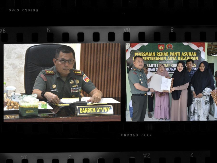 Danrem Wijayakusuma Resmikan Rehab Panti Asuhan dan Serahkan Akta Lahir 