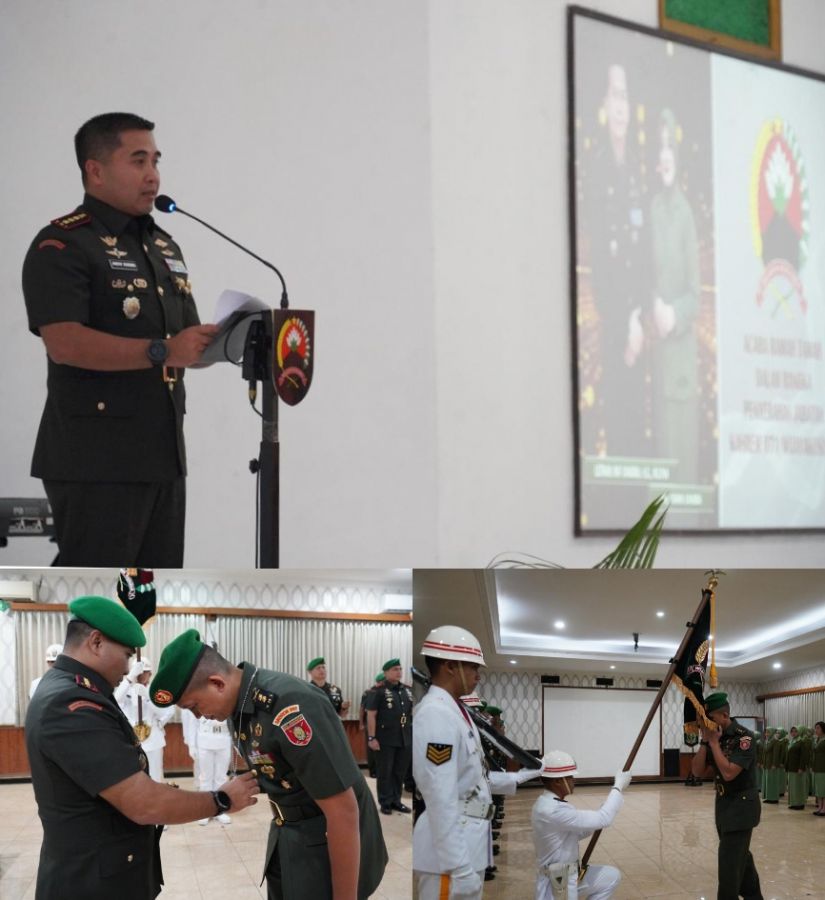Danrem Wijayakusuma Terima Penyerahan Jabatan Kasrem