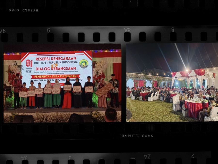 Desa Plesungan Gelar Resepsi Kenegaraan HUT ke-81