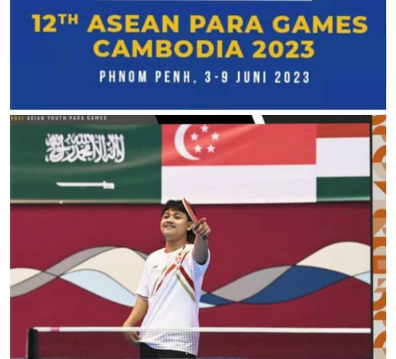 Dicky Ferdhiansyah Asal Bojonegoro Perkuat Kontingen Tenis Meja Asean Para Games Kamboja 2023