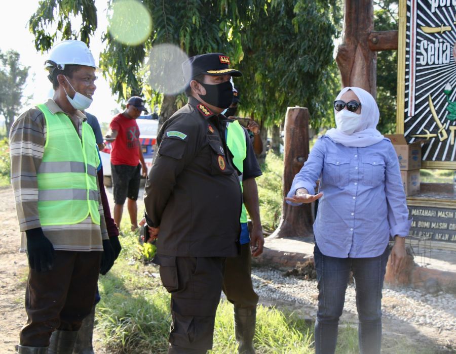 Didampingi Forkompimda, Bupati Bojonegoro Turun Lapangan Dukung Pembangunan Desa