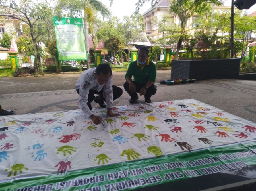 Dinas Pendidikan Bojonegoro Deklarasi Zona Integritas (ZI)
