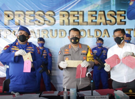 Ditpolairud Polda Jatim Bongkar Sindikat Pengedar Narkoba Jaringan Jawa-Bali
