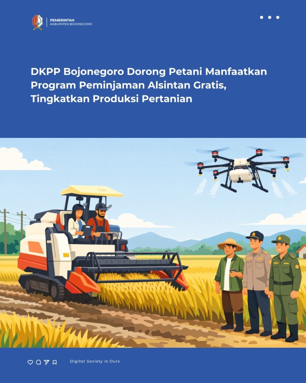 DKPP Bojonegoro Dorong Petani Manfaatkan Program Peminjaman Alsintan Gratis