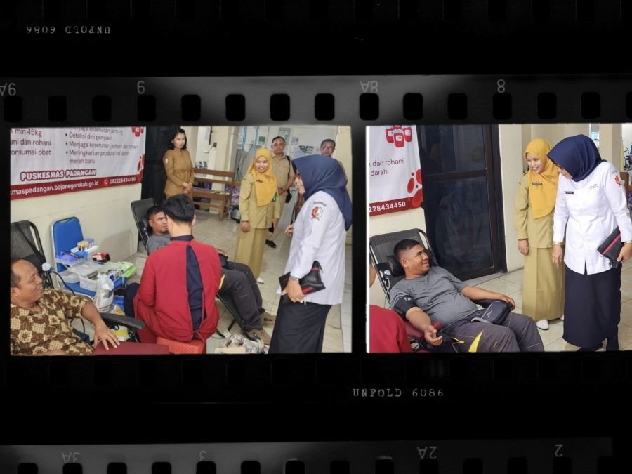 Donor Darah PMI Bojonegoro Digelar di Puskesmas Padangan