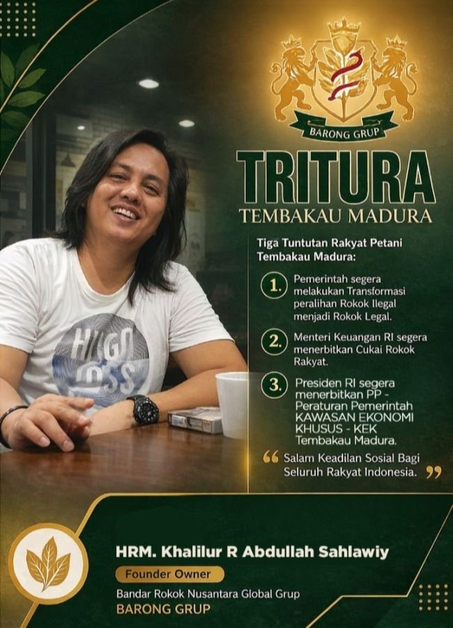 Dorong Transformasi Rokok Ilegal dan Percepatan KEK Tembakau Madura , Gus lilur Apresiasi Menkeu pur