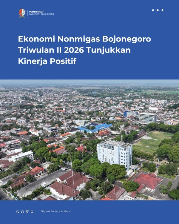 Ekonomi Nonmigas Bojonegoro Triwulan II 2026 Tunjukkan Kinerja Positif