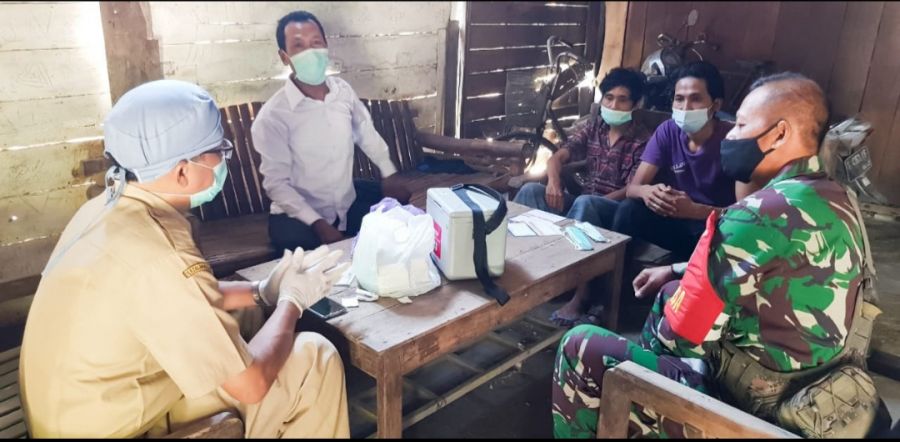 Empat Pilar Kapas Bojonegoro Bersinergi Laksanakan Vaksinasi Secara Door To Door