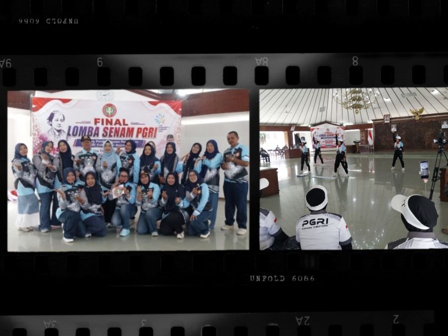 Final Lomba Senam PGRI Bojonegoro Berlangsung Meriah