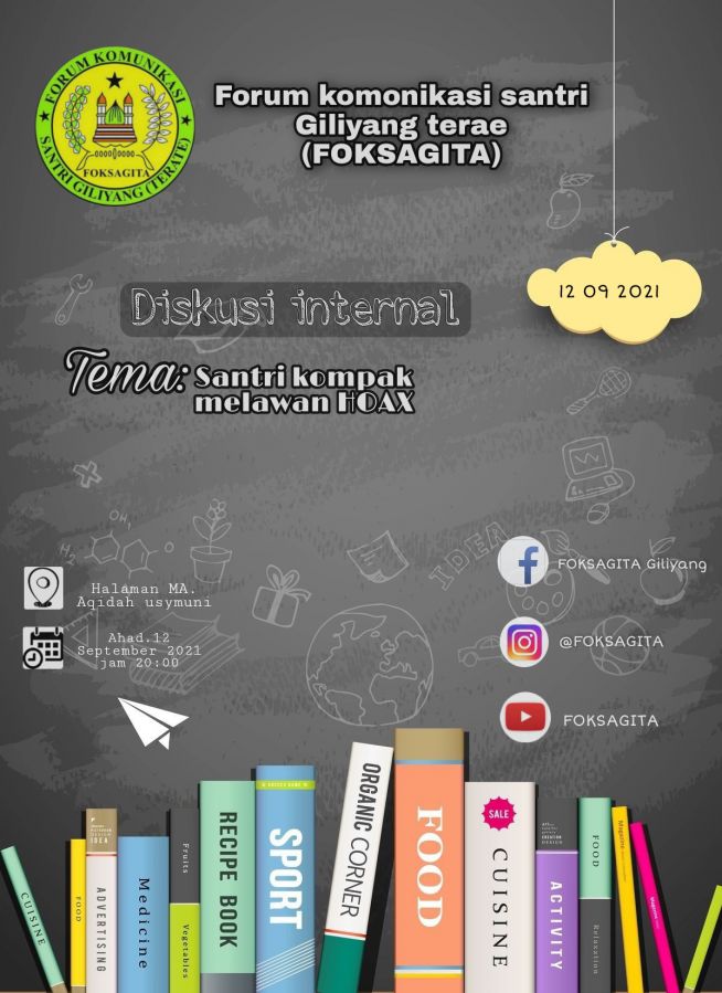 FOKSAGITA Gelar Diskusi Internal Bertemakan Santri Kompak Melawan Hoax