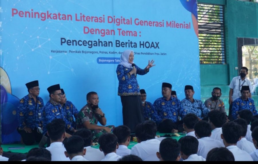 Kominfo Bojonegoro Selenggarakan Literasi Digital