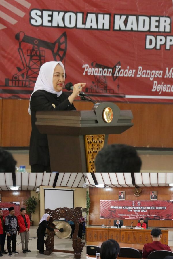 GMNI Buka Sekolah Energi, Bupati : Saatnya Kita Transformasi Energi
