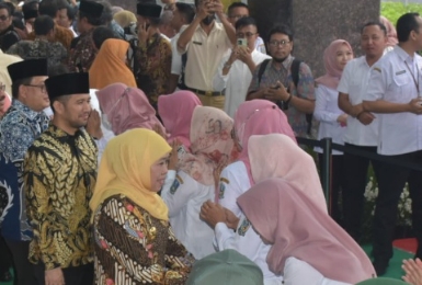 Gubernur Khofifah Usai Lebaran Minta ASN Tancap Gas dan Kerja Efektif