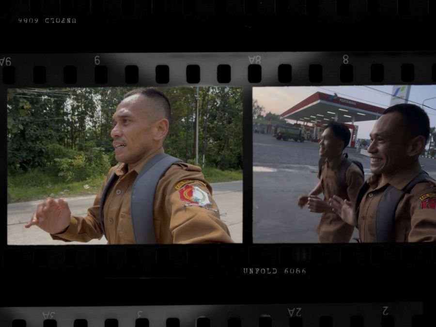 Guru SMPN 1 Kasiman-Bojonegoro Lari 4 Km ke Sekolah