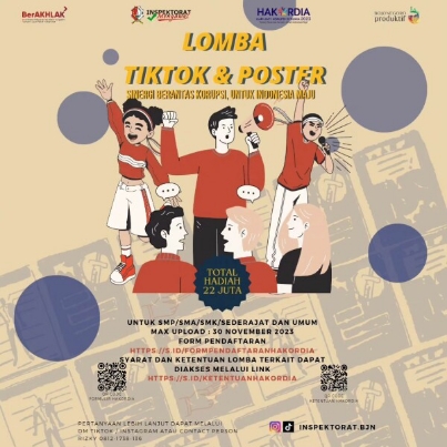 Hari Anti Korupsi Sedunia 2023 Inspektorat Bojonegoro Gelar Lomba Kreativitas Kampanye Anti Korupsi