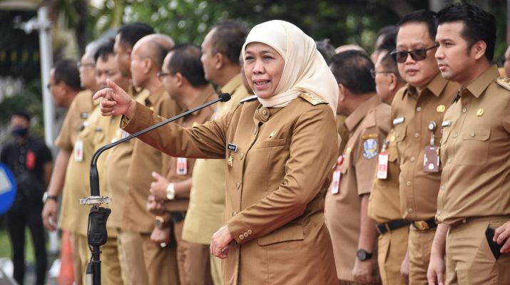 Hari Pertama Usai Libur Idul Adha, Gubernur Khofifah Minta ASN Langsung Tancap Gas dan Beri Layanan