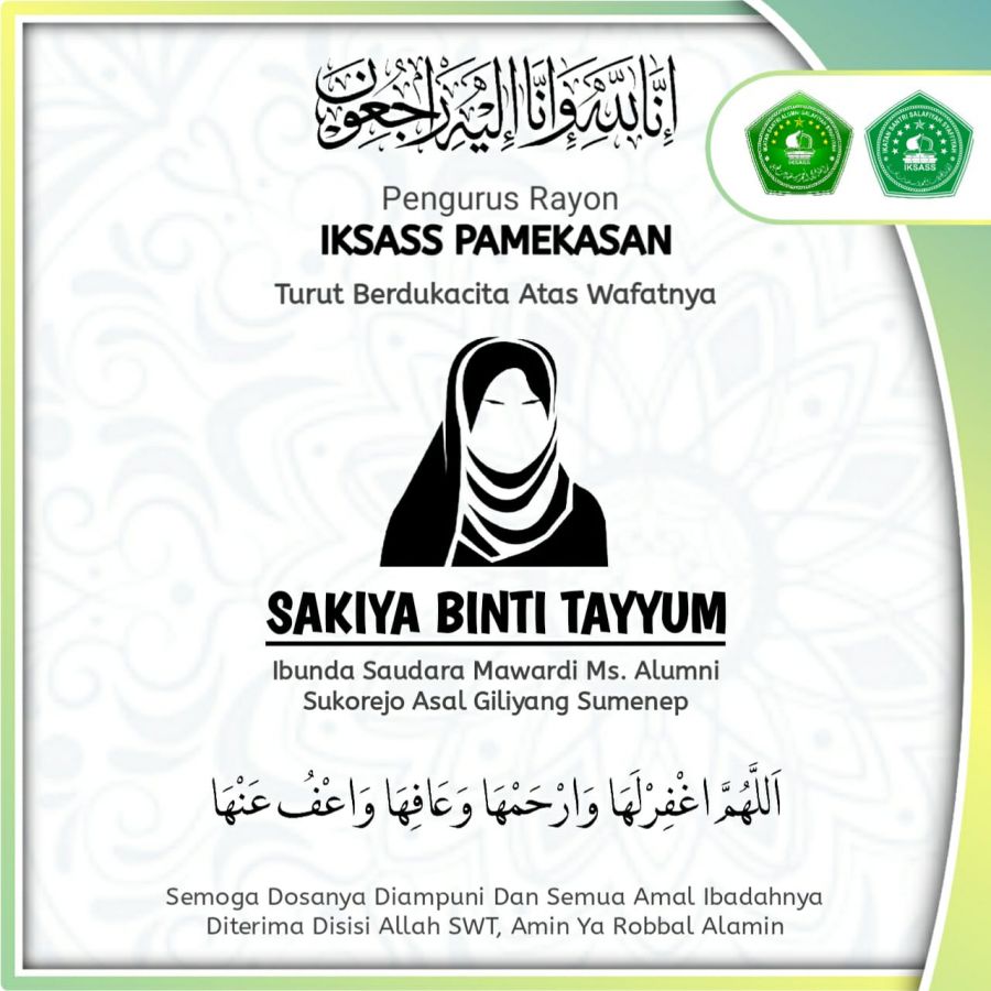 Ibunda Mawardi MS Wafat, IKSASS Alumni Pamekasan Turut Berdukacita