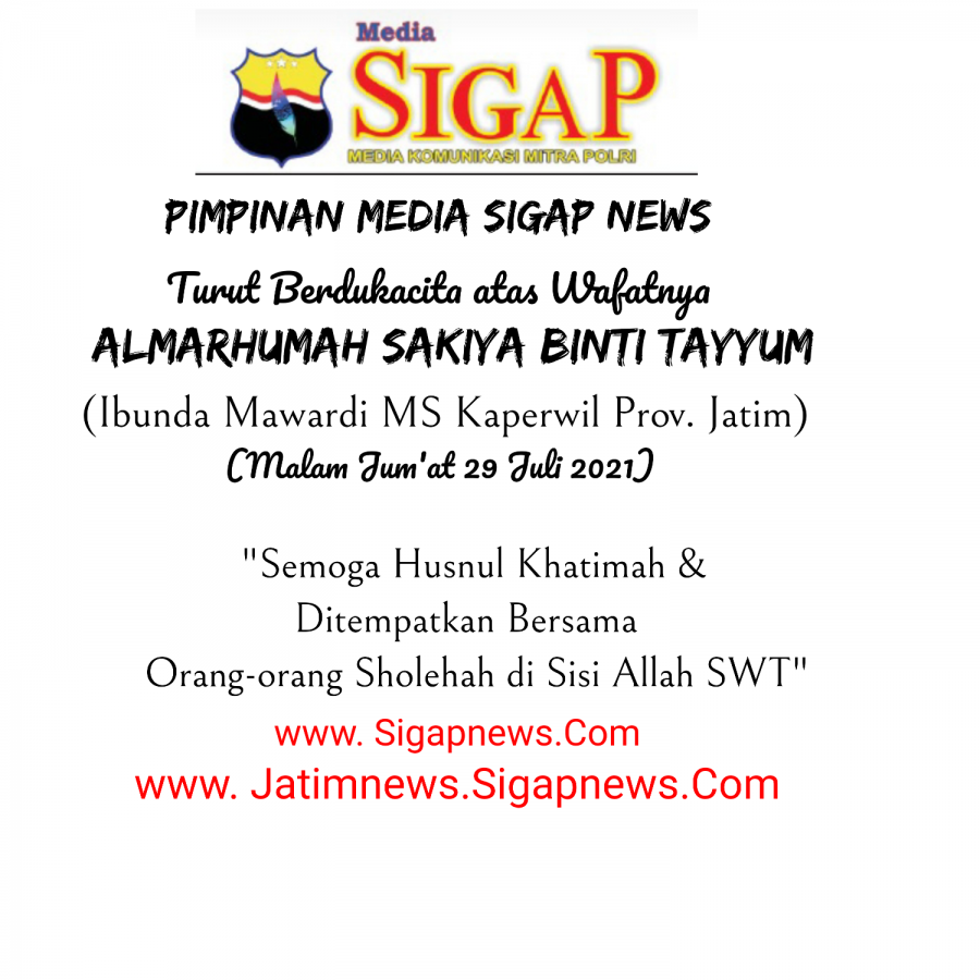 Ibunda Mawardi MS Wafat, Pimpinan Media Sigap News turut Berdukacita
