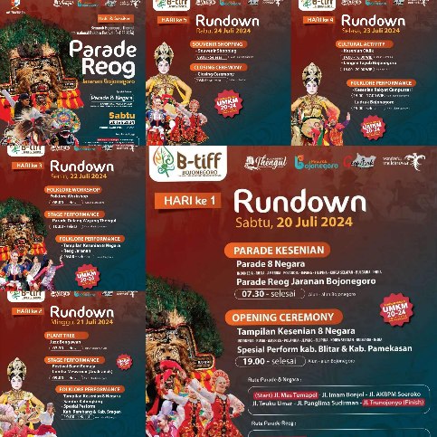 Jadwal Bojonegoro Thengul Internasional Folklore Festival Tahun 2024
