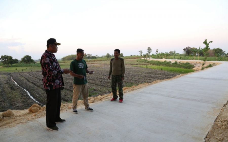 Jalan Karya TMMD ke 114 Sepanjang 1.625 Meter itu Rampung