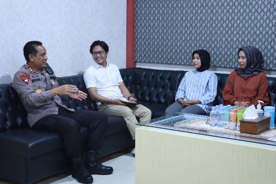 Jalin Sinergitas, Kapolres Terima Kunjungan Bawaslu Bojonegoro