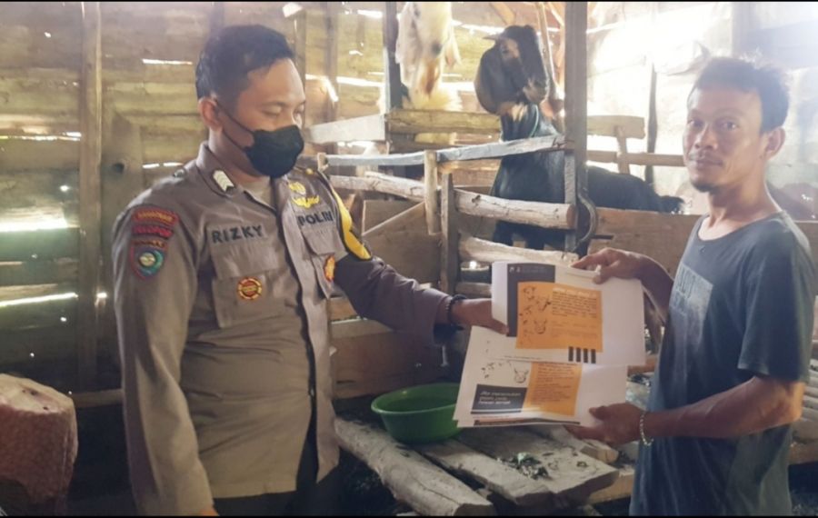 Jelang Hari Raya Kurban, Polres Bojonegoro Pantau dan Awasi Hewan Ternak