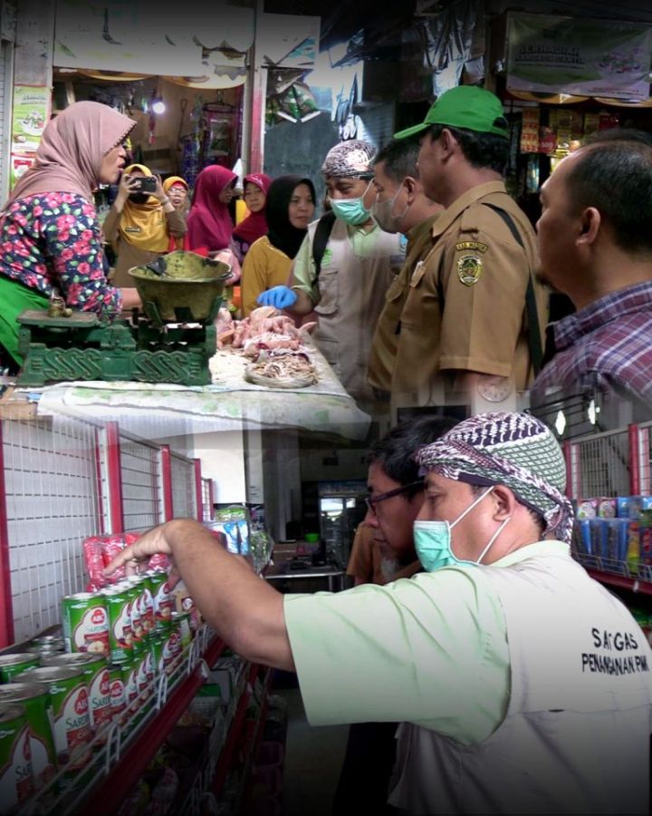 Jelang Idul Adha Tim Satuan Tugas Ketahanan Pangan Pantau Harga Pasar Tradisional