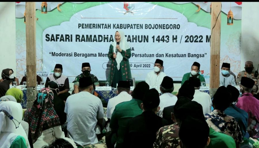 Jelang Idul Fitri, Bupati Anna Lakukan Safari Ramadhan dan Ajak Masyarakat Perbanyak Amal Sholeh