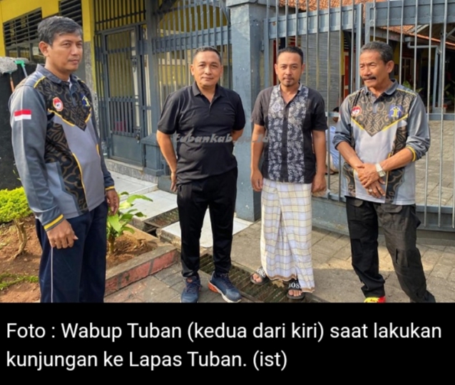 Jumlah WBP Over Load, Wabub, Kapolres, Dandim Tuban Kunjunggi Kalapas Kelas IIA
