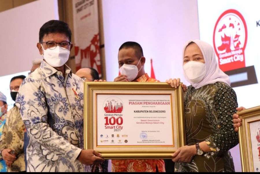Kabupaten Bojonegoro Kembali Raih Penghargaan Nasional Dimensi Smart Governance