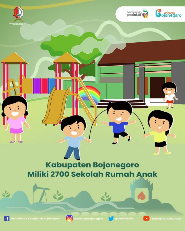 Kabupaten Bojonegoro Miliki 2.700 Sekolah Ramah Anak