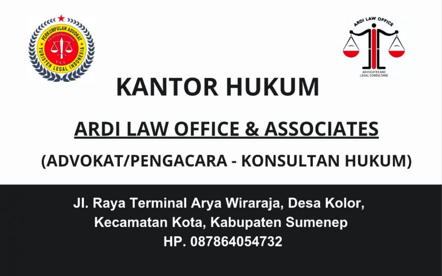 Kantor Advokat ARDI LAW OFFICE Siap Berikan Pendampingan dan Konsultasi Hukum bagi Masyarakat