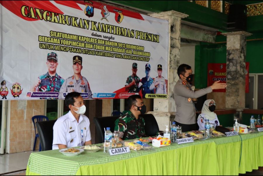 Kapolres Bojonegoro Ajak Masyarakat Guyub Rukun Dukung Suksesnya Pembangunan