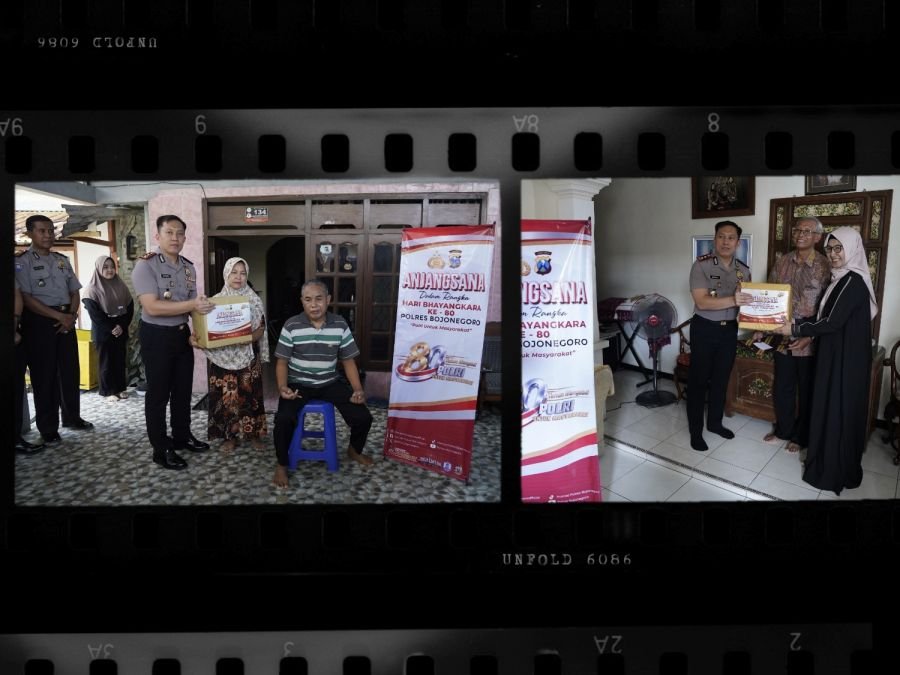 Kapolres Bojonegoro Anjangsana ke Purnawirawan dan Personel Sakit