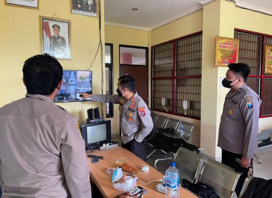 Kapolres Bojonegoro Cek Rutan, Ini yang Disampaikan Kepada Petugas Jaga Dan Penghuni Rutan