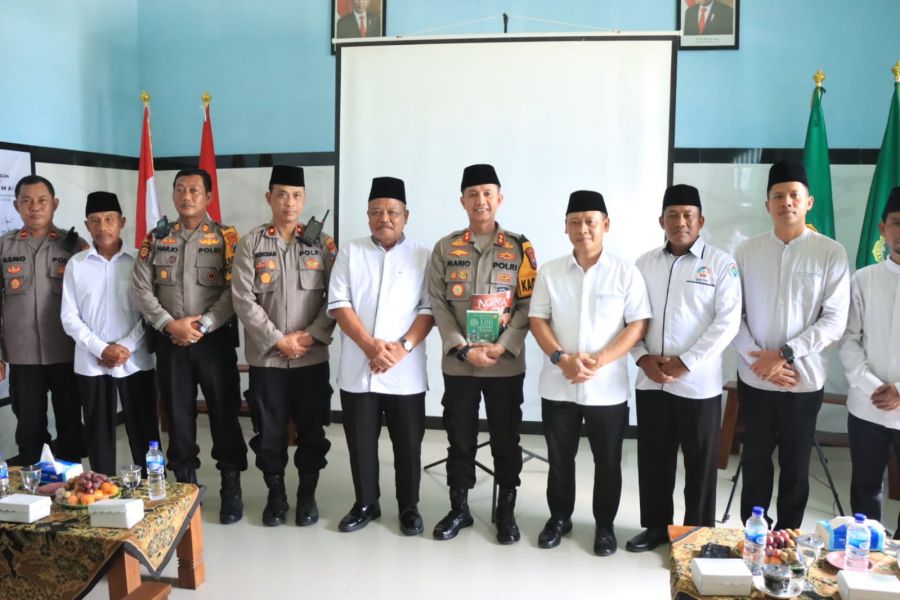Kapolres Bojonegoro Hadiri Deklarasi Pemilu Damai Tahun 2024 Melalui Zoom Meeting